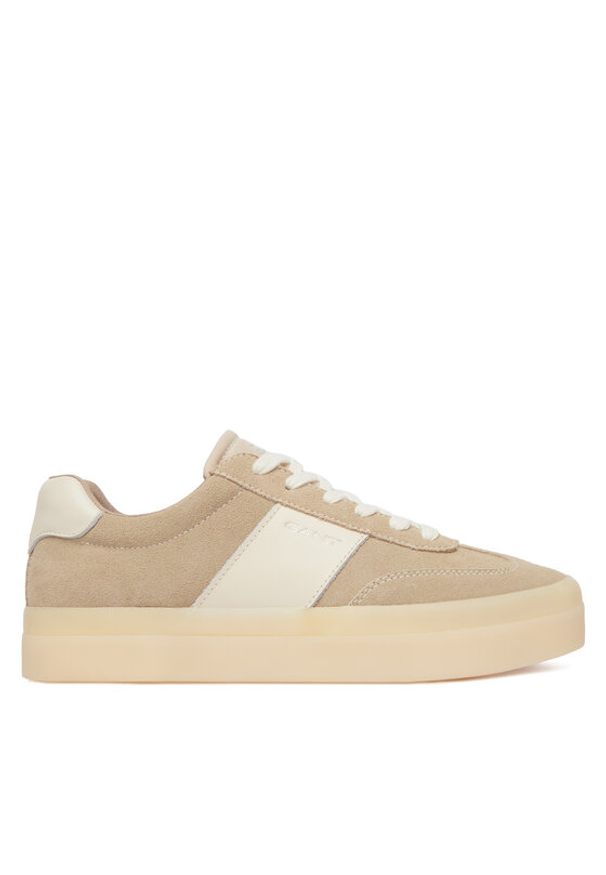 GANT - Gant Sneakersy 32533168 Beżowy. Kolor: beżowy. Materiał: skóra, zamsz