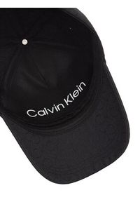 Calvin Klein Czapka z daszkiem Monogram Jacquard Cap K60K612871 Czarny. Kolor: czarny. Materiał: poliester, materiał #3