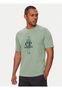 C.P. Company T-Shirt 16CMTS302A006057O Zielony Regular Fit. Kolor: zielony. Materiał: bawełna #1
