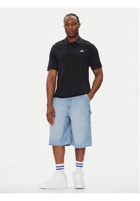 Nike Polo FN3894 Czarny Regular Fit. Typ kołnierza: polo. Kolor: czarny. Materiał: bawełna #5