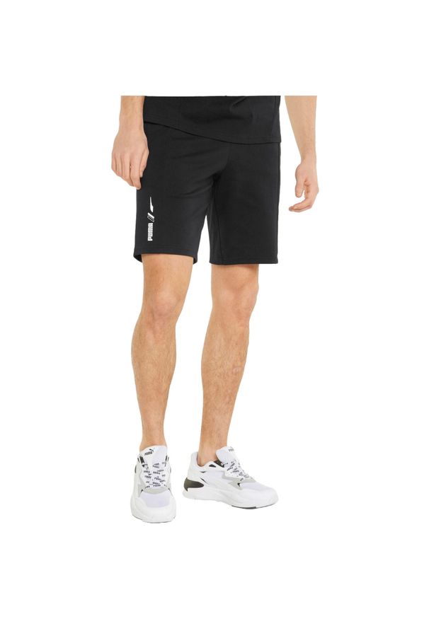 Spodenki Puma RADCAL, Mężczyźni. Kolor: czarny. Materiał: bawełna, materiał
