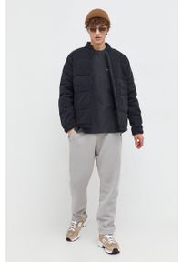 Abercrombie & Fitch kurtka męska kolor czarny przejściowa oversize. Kolor: czarny. Materiał: poliester. Długość: długie #6