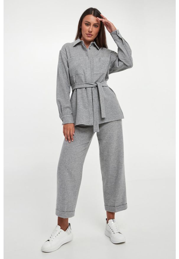 Koszula damska wełniana PESERICO. Materiał: wełna