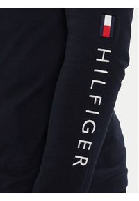 TOMMY HILFIGER - Tommy Hilfiger Longsleeve Logo MW0MW09096 Granatowy Regular Fit. Kolor: niebieski. Materiał: bawełna. Długość rękawa: długi rękaw