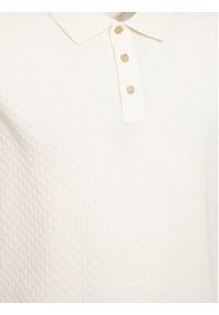 JOOP! Polo Roni 10100056 30100501 Écru Regular Fit. Typ kołnierza: polo. Kolor: kremowy. Materiał: bawełna #6