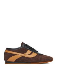 Sneakersy Gino Rossi. Kolor: brązowy