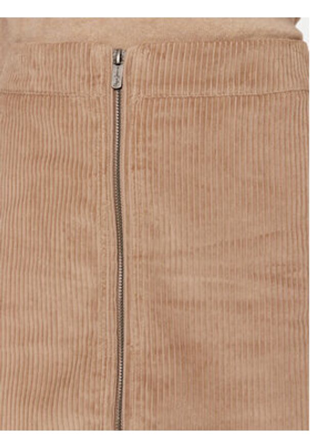 Pepe Jeans Spódnica mini Cassie PL901154 Écru Regular Fit. Materiał: bawełna