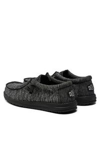 Hey dude - Hey Dude Mokasyny Wally Sport Knit 40536-060 Czarny. Kolor: czarny. Materiał: materiał. Styl: sportowy