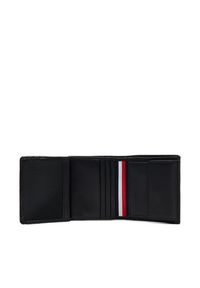 TOMMY HILFIGER - Tommy Hilfiger Duży Portfel Męski Th Corp Trifold AM0AM13247 Czarny. Kolor: czarny. Materiał: skóra