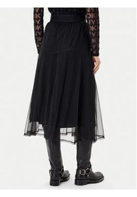 DKNY Spódnica midi P5GG7CMD Czarny Regular Fit. Kolor: czarny. Materiał: syntetyk #3