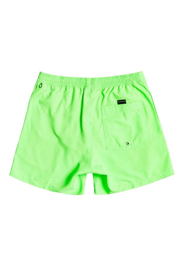 Szorty kąpielowe dziecięce Quiksilver Everyday 13". Kolor: zielony. Materiał: poliester, materiał