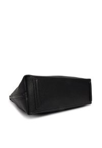 Calvin Klein Torebka Emblem Hw Pebble Shoulder Bag LV04F3495G Czarny. Kolor: czarny. Materiał: skórzane #7