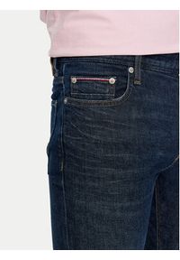 TOMMY HILFIGER - Tommy Hilfiger Jeansy Bleecker MW0MW35717 Granatowy Slim Fit. Kolor: niebieski