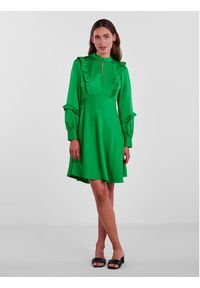 YAS Sukienka codzienna Ferini 26028182 Zielony Regular Fit. Okazja: na co dzień. Kolor: zielony. Materiał: syntetyk. Typ sukienki: proste. Styl: casual #6
