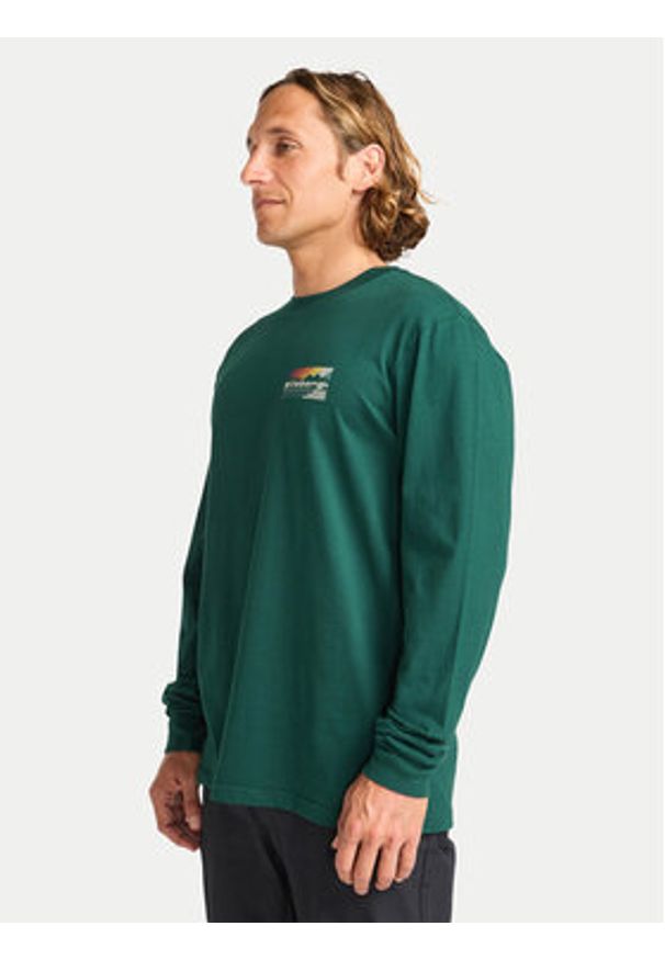 Billabong Longsleeve Range EBYZT00391 Zielony Regular Fit. Kolor: zielony. Materiał: bawełna. Długość rękawa: długi rękaw
