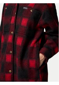 columbia - Columbia Kurtka przejściowa Wildest Venture™ 2136171 Bordowy Loose Fit. Kolor: czerwony. Materiał: syntetyk