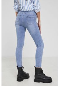Answear Lab jeansy Push Up damskie medium waist. Kolor: niebieski. Styl: wakacyjny #2
