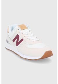 New Balance Buty ML574NR2 kolor kremowy. Nosek buta: okrągły. Zapięcie: sznurówki. Kolor: beżowy. Model: New Balance 574 #4