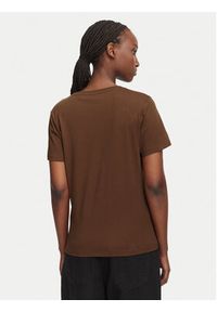 Hugo - HUGO T-Shirt Classic 50513667 Brązowy Slim Fit. Kolor: brązowy. Materiał: bawełna #5