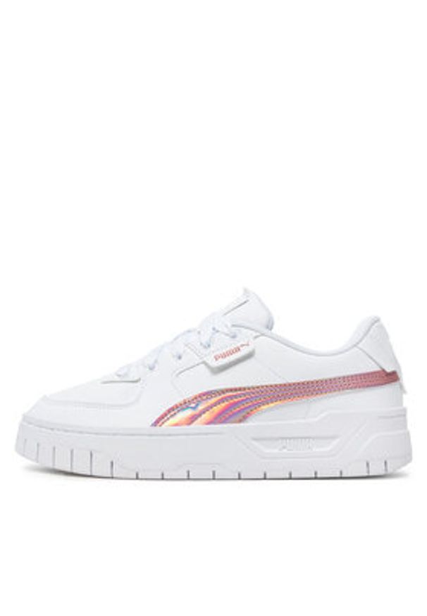 Puma Sneakersy Cali Dream Iridescent Jr 396624-02 Biały. Kolor: biały. Materiał: skóra