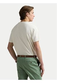 Polo Ralph Lauren T-Shirt 710740727094 Écru Custom Slim Fit. Typ kołnierza: polo. Materiał: bawełna #4