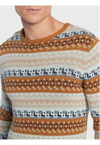 Blend Sweter 20714639 Kolorowy Regular Fit. Materiał: bawełna. Wzór: kolorowy