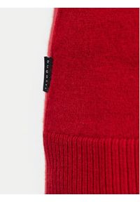 Bugatti Sweter 7400 65560B Czerwony Regular Fit. Kolor: czerwony. Materiał: wełna #5