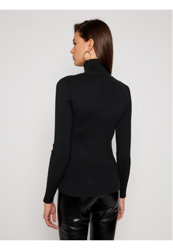 Lauren Ralph Lauren Golf L/s Turtle Neck 200643398011 Czarny Slim Fit. Typ kołnierza: golf. Kolor: czarny. Materiał: bawełna