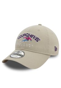 New Era Czapka z daszkiem Washed Courchevel Ski 9TWENTY 60580869 Beżowy. Kolor: beżowy. Materiał: materiał, bawełna