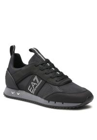 Sneakersy EA7 Emporio Armani - X8X027 XK219 Q226 Black/Iron Gate/Silv. Kolor: czarny. Materiał: skóra, materiał #1