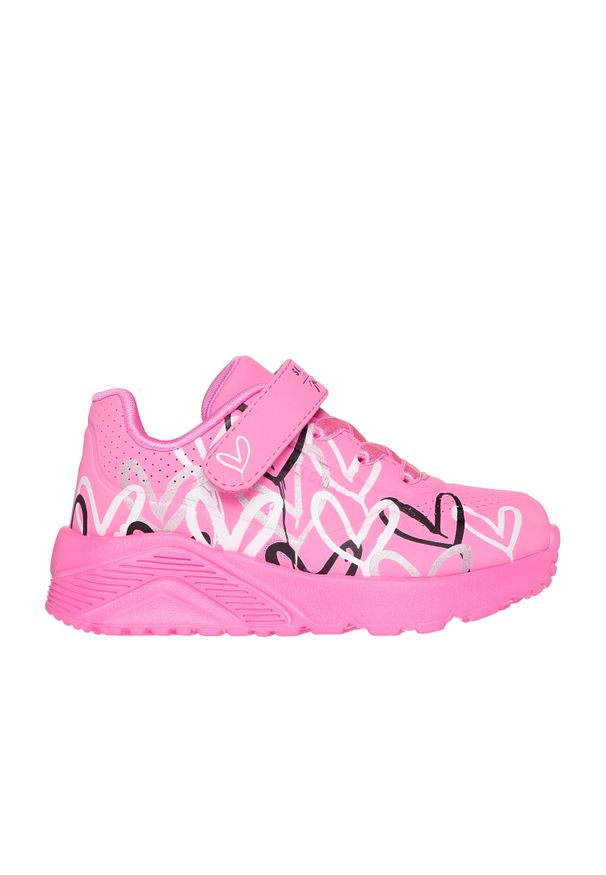 skechers - Sneakersy dla dziewczynek Skechers Uno Lite Love Levitate. Okazja: na co dzień. Kolor: różowy