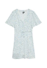 Vero Moda Sukienka letnia Alba 10292845 Biały Regular Fit. Kolor: biały. Materiał: wiskoza. Sezon: lato #3