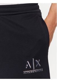 Armani Exchange Spodnie dresowe 3DZPSA Z9N1Z 1583 Granatowy Regular Fit. Kolor: niebieski. Materiał: syntetyk