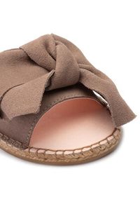 Manebi Espadryle Sandals With Bow K 1.9 J0 Brązowy. Kolor: brązowy. Materiał: zamsz, skóra #3
