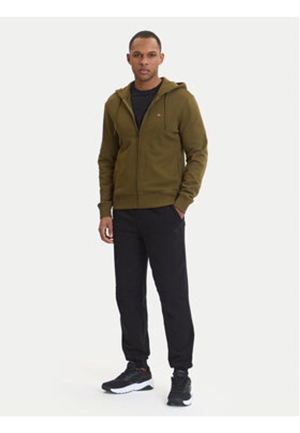 Napapijri Bluza Balis NP0A4HHV Zielony Regular Fit. Kolor: zielony. Materiał: bawełna