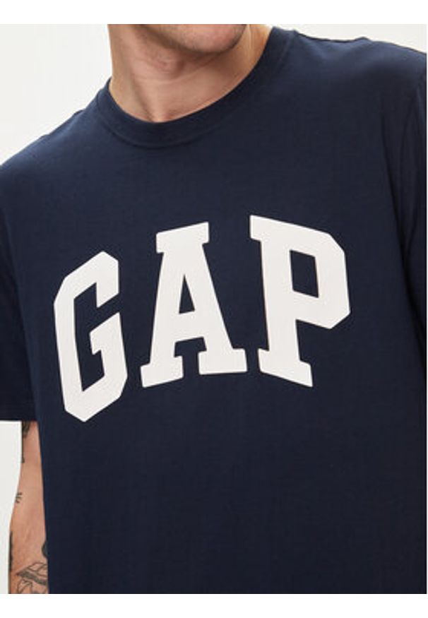 GAP - Gap T-Shirt 856659-04 Granatowy Regular Fit. Kolor: niebieski. Materiał: bawełna