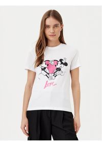 only - ONLY T-Shirt Mickey 15317991 Biały Regular Fit. Kolor: biały. Materiał: bawełna #1