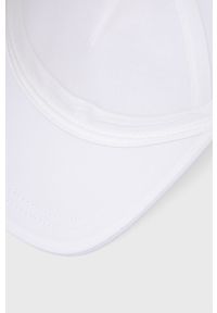 Armani Exchange czapka kolor biały z aplikacją. Kolor: biały. Wzór: aplikacja #2