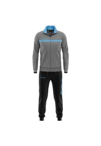 Dres z polaru zapinany na suwak Givova One. Kolor: czarny, szary, wielokolorowy. Materiał: dresówka, polar. Sport: piłka nożna #1