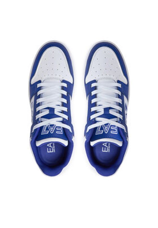 EA7 Emporio Armani Sneakersy X8X189 XK404 M563 Niebieski. Kolor: niebieski. Materiał: skóra