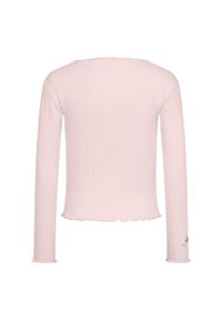 Koszulka dziewczęca z długim rękawem ELT Lucky Merle. Kolor: różowy. Długość rękawa: długi rękaw. Długość: długie. Styl: młodzieżowy #2