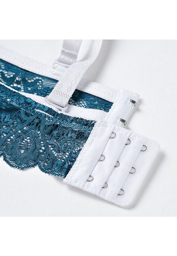 Intica - Biustonosz modelujący z koronką regulowany Laskarouda. Kolor: wielokolorowy. Materiał: koronka. Wzór: koronka