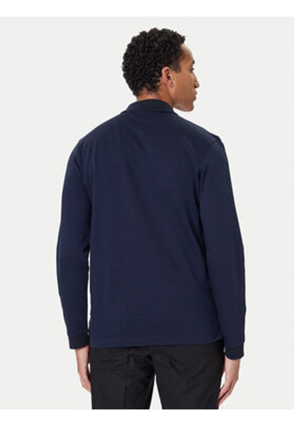BOSS Polo H-Peduzzi 06 50549583 Granatowy Regular Fit. Typ kołnierza: polo. Kolor: niebieski. Materiał: bawełna