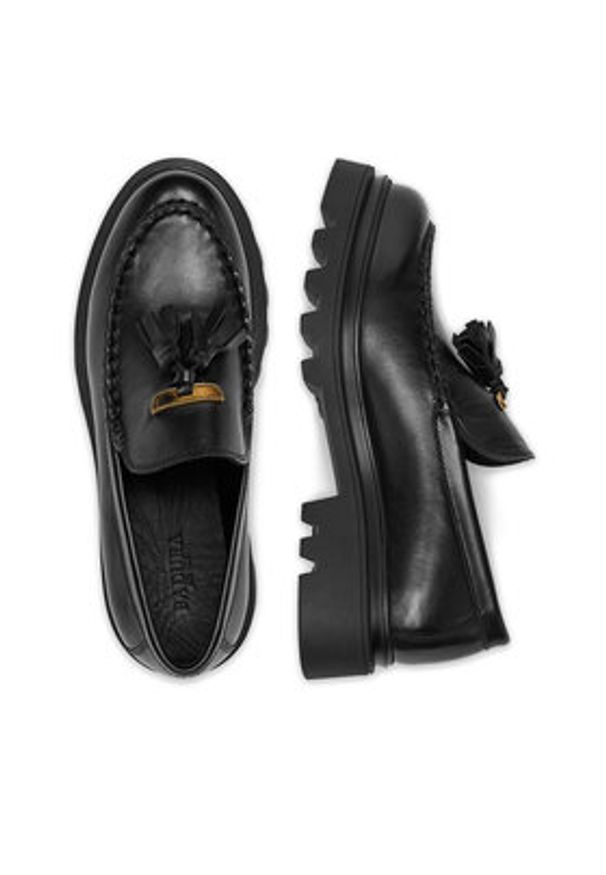 Badura Loafersy EO-AUBRE-01 Czarny. Kolor: czarny. Materiał: skóra