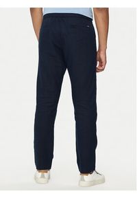 BOSS - Boss Spodnie materiałowe Sanderson-L 50510867 Granatowy Tapered Fit. Kolor: niebieski. Materiał: len #3