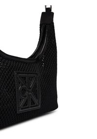 Calvin Klein Torebka Emblem Mesh Shoulder Bag LV04F3381G Czarny. Kolor: czarny #2