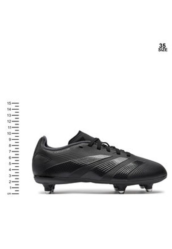 Adidas - adidas Buty Predator League Sg J IG7737 Czarny. Kolor: czarny. Materiał: materiał