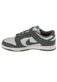 Nike - Buty sportowe Sneakersy damskie, Dunk Low. Kolor: zielony. Sport: turystyka piesza