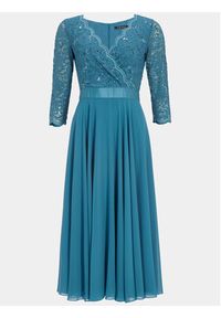 Swing Sukienka koktajlowa 5AE01600 Niebieski Regular Fit. Kolor: niebieski. Materiał: syntetyk. Styl: wizytowy #4