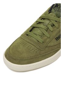 Reebok Sneakersy EO-CLUB C 85 VINTAGE 100244652 Zielony. Kolor: zielony. Materiał: skóra, zamsz. Model: Reebok Club #3